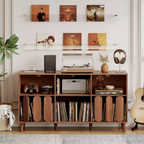 Meuble tourne-disque moderne du milieu du siècle