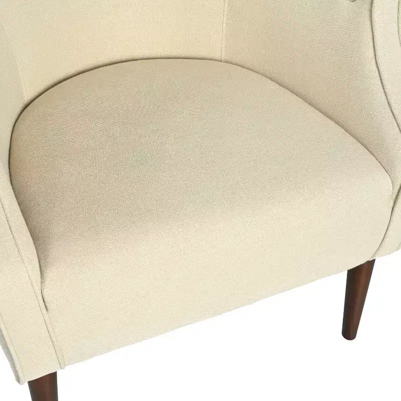 Christopher Knight Home Callisto Contemporary Button Tufted Upholstered Curved Accent Chair