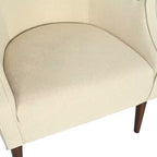 Christopher Knight Home Callisto Contemporary Button Tufted Upholstered Curved Accent Chair