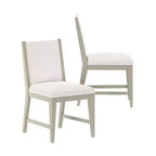 Plank+Beam Solid Wood Dining Chair, Kitchen Chair with Cushion