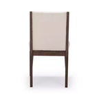Plank+Beam Solid Wood Dining Chair, Kitchen Chair with Cushion
