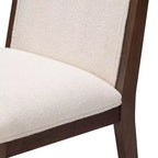 Plank+Beam Solid Wood Dining Chair, Kitchen Chair with Cushion