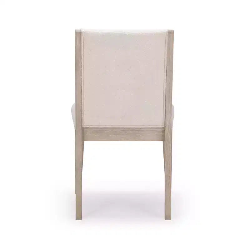 Plank+Beam Solid Wood Dining Chair, Kitchen Chair with Cushion