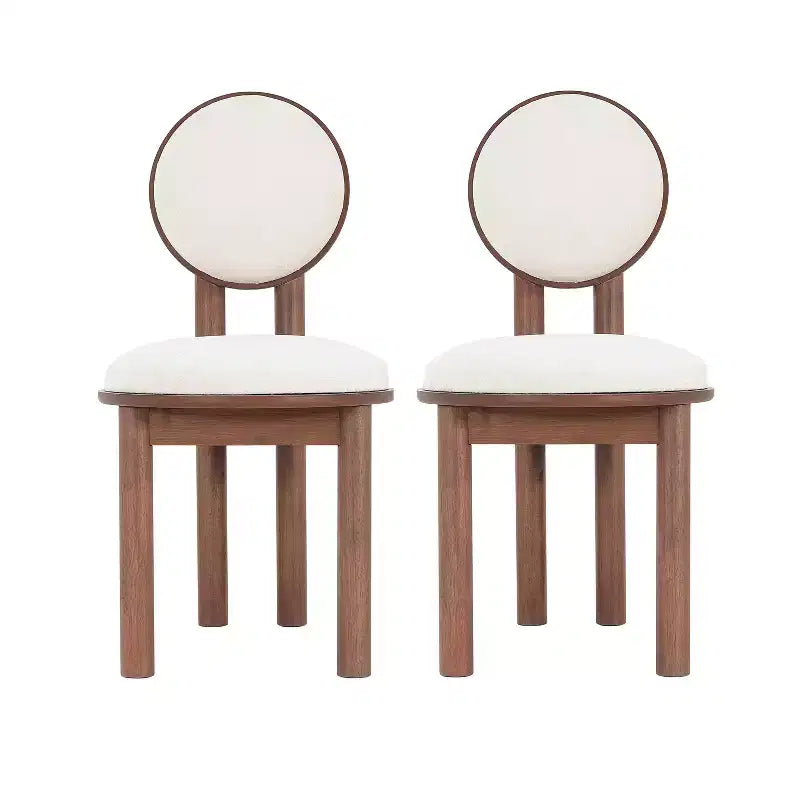 Christopher Knight Home Mara Contemporary Upholstered Rubberwood Armless Dining Chair (Set of 2)