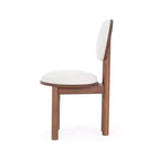 Christopher Knight Home Mara Contemporary Upholstered Rubberwood Armless Dining Chair (Set of 2)