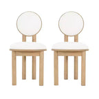 Christopher Knight Home Mara Contemporary Upholstered Rubberwood Armless Dining Chair (Set of 2)