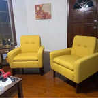 GDFStudio Belle Tufted Upholstered Armchair