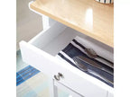 Daley 2 Drawer 3 Shelf Kitchen Cart - KCH1402 - Safavieh