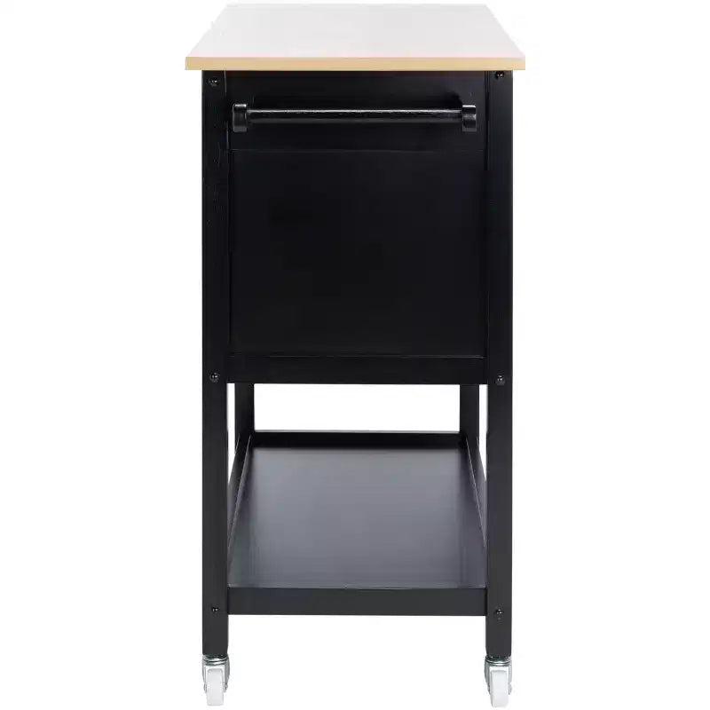 Daley 2 Drawer 3 Shelf Kitchen Cart - KCH1402 - Safavieh