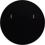 Possini Euro Design Possini Euro Harriet 34 Wide Black Faux Marble Round Wall Mirror