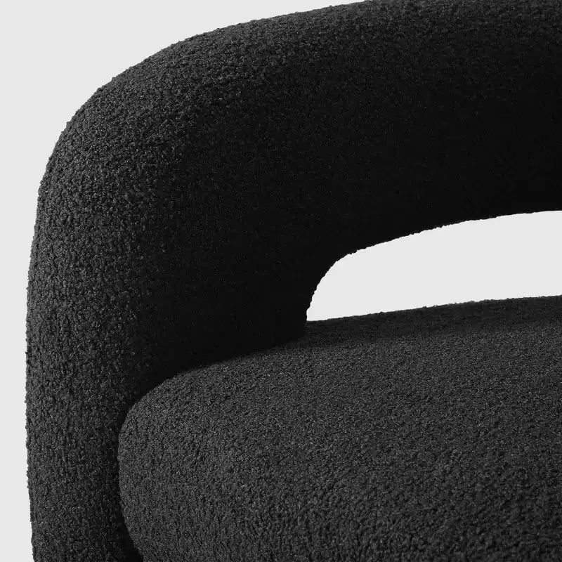 WestinTrends Alexandria Mid-Century Modern Faux Shearling Swivel Barrel Accent Chair (Set of 2)