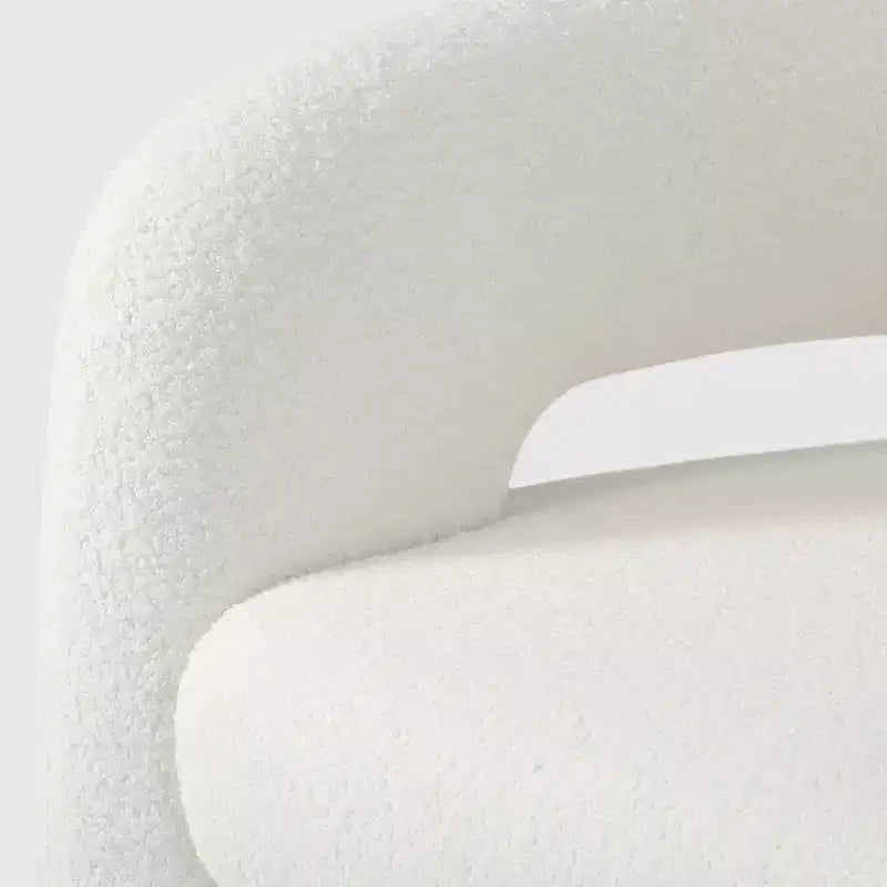 WestinTrends Alexandria Mid-Century Modern Faux Shearling Swivel Barrel Accent Chair (Set of 2)