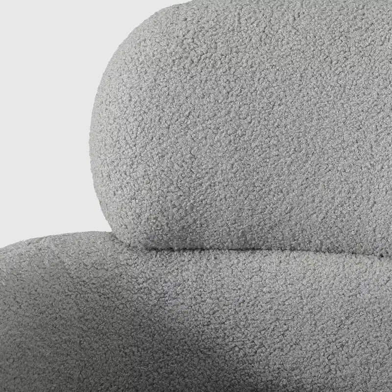 WestinTrends Alexandria Mid-Century Modern Faux Shearling Swivel Barrel Accent Chair (Set of 2)