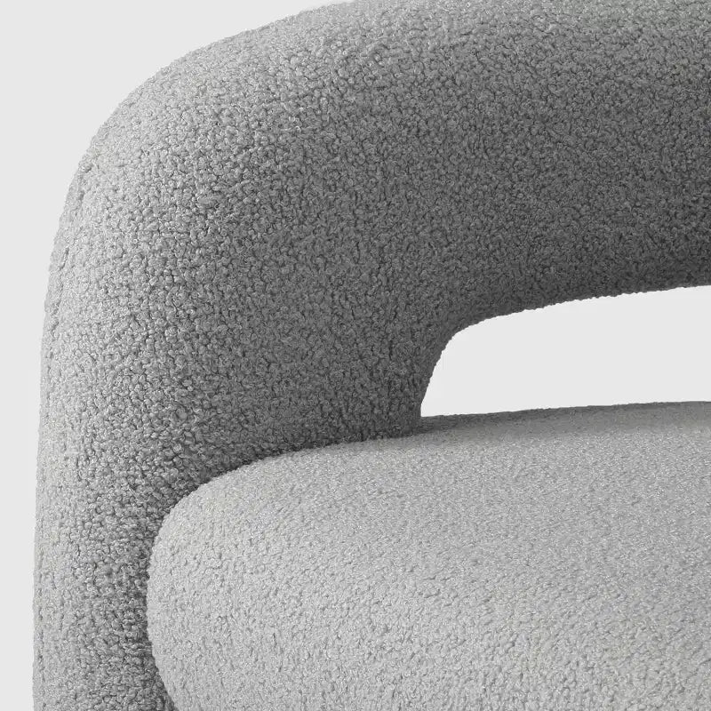 WestinTrends Alexandria Mid-Century Modern Faux Shearling Swivel Barrel Accent Chair (Set of 2)