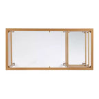 Jaymes Gold Metal/Glass Writing Desk - Gold - SEI