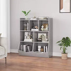 3-Tier Kids Bookcase & Toy Organizer - Storage Cabinet with Cubbies for Playroom, Bedroom, Nursery