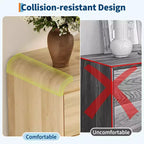 5 Drawers Dresser, 48 High Modern Chest of Drawers, Wood Storage Dresser, for Living Room, Hallway