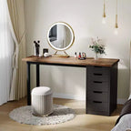 Spacious 5-Drawer Office Desk Modern Computer Writing Table with Ample Storage, Sturdy for Home or Office Workspace
